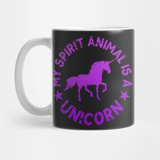 My Spirit Animal Is A Unicorn Mug